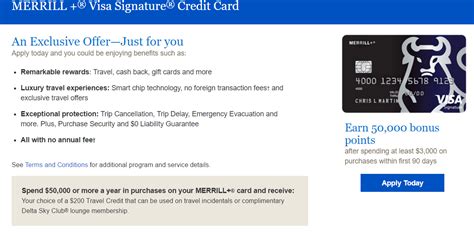 ml credit card sign in.